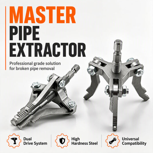⏳Oferta por Tiempo Limitado⏰Extractor Universal de Tuberías Rotas de 3 Mordazas para Taladros Manuales
