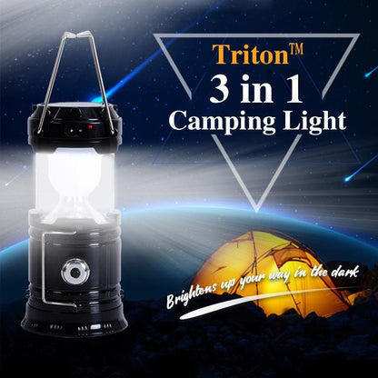 ⏳50 % de descuento por tiempo limitado⏰Linterna LED de campamento 3 en 1 con efecto de llama⛺🔦