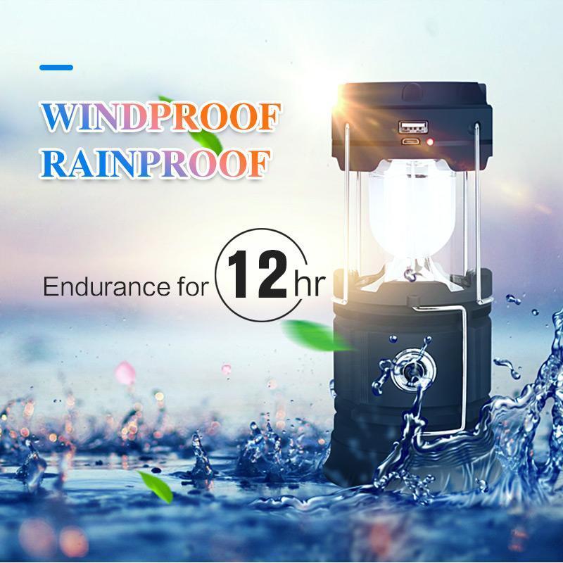 ⏳50 % de descuento por tiempo limitado⏰Linterna LED de campamento 3 en 1 con efecto de llama⛺🔦