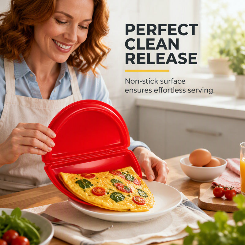 🍳 50% dto. Utensilio 2 en 1 para microondas – cocina huevos en minutos, sin sartenes. Desayuno rápido y fácil de limpiar! ⏱️✨