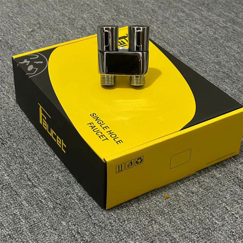 Juego de Válvula de Doble Control 1 Entrada 2 Salidas y Rociador de Bidé