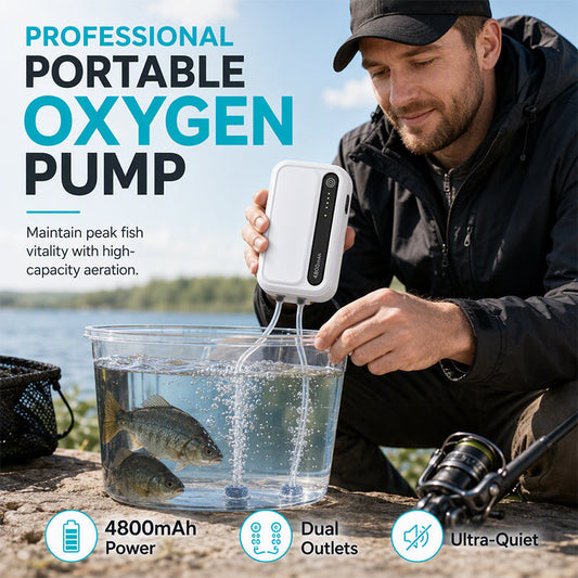 ⏳50% de Descuento por Tiempo Limitado⏰Bomba de Oxígeno Portátil – Recargable, Compacta y Fácil de Usar