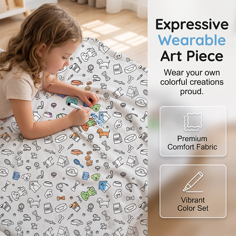 Kit de Manta Acogedora para Colorear Creativa