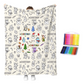 Kit de Manta Acogedora para Colorear Creativa