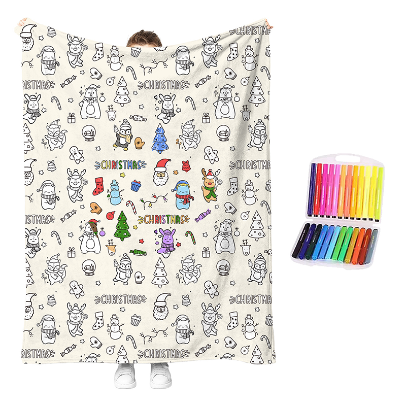 Kit de Manta Acogedora para Colorear Creativa