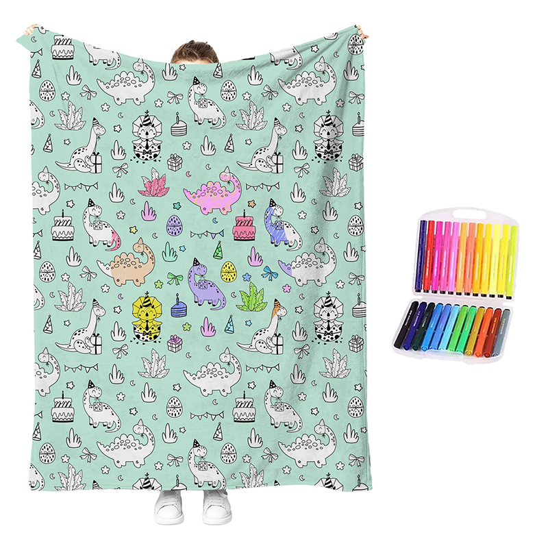 Kit de Manta Acogedora para Colorear Creativa