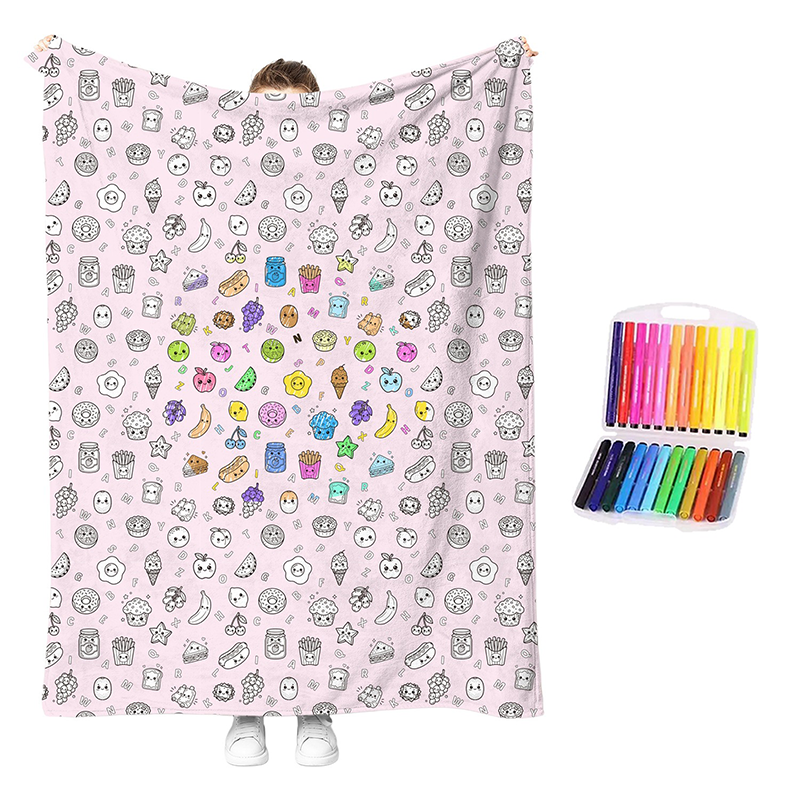 Kit de Manta Acogedora para Colorear Creativa