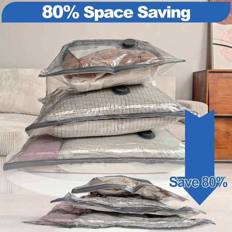 ✨️OFERTA LIMITADA 50% OFF✨️ Pack de 9 Bolsas de Viaje Ligeras con Bomba Eléctrica USB