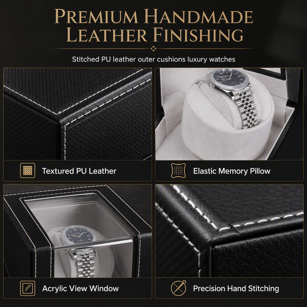Automatic Watch Winder Box for Mechanical Watches Household Rotating Watch Storage Case