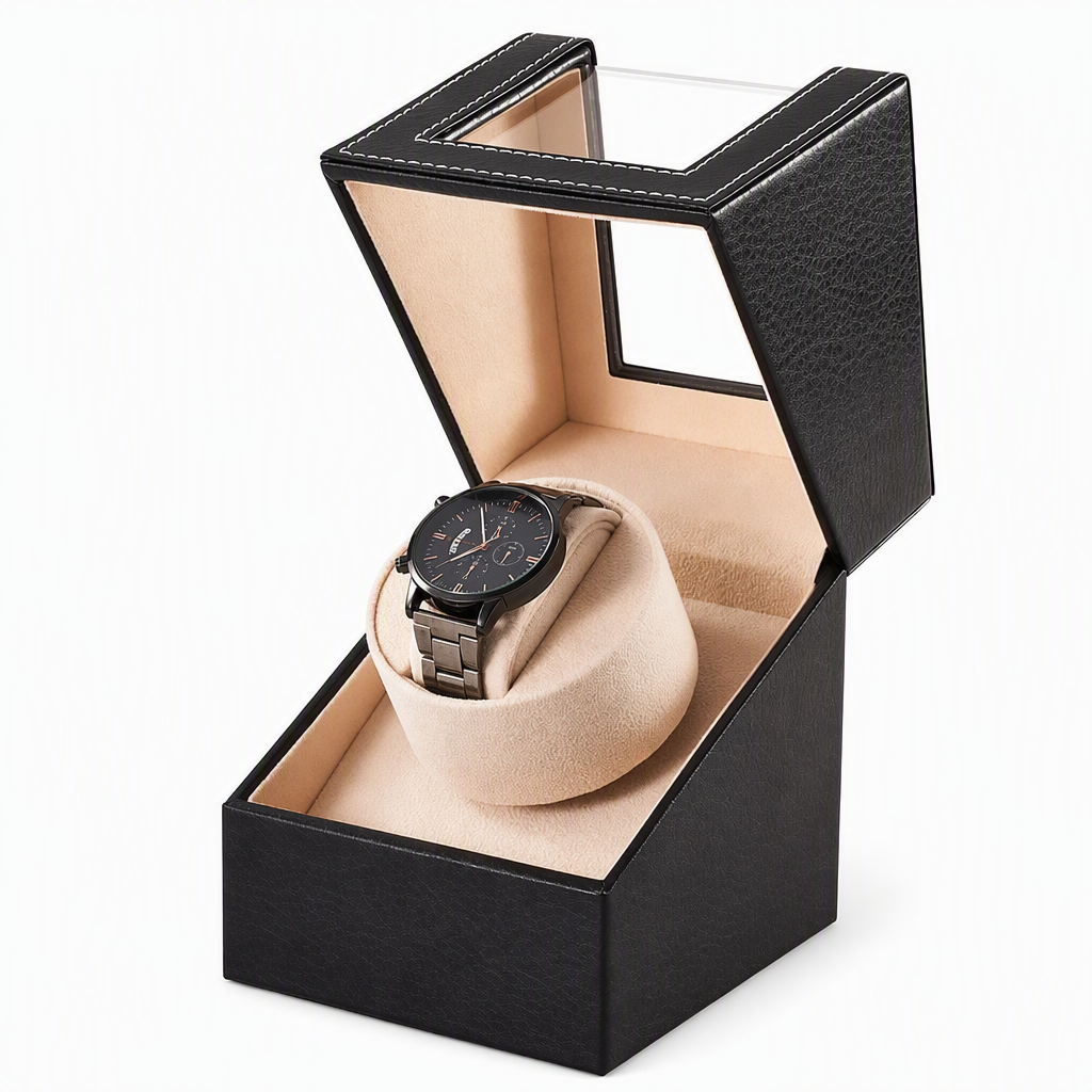 Automatic Watch Winder Box for Mechanical Watches Household Rotating Watch Storage Case