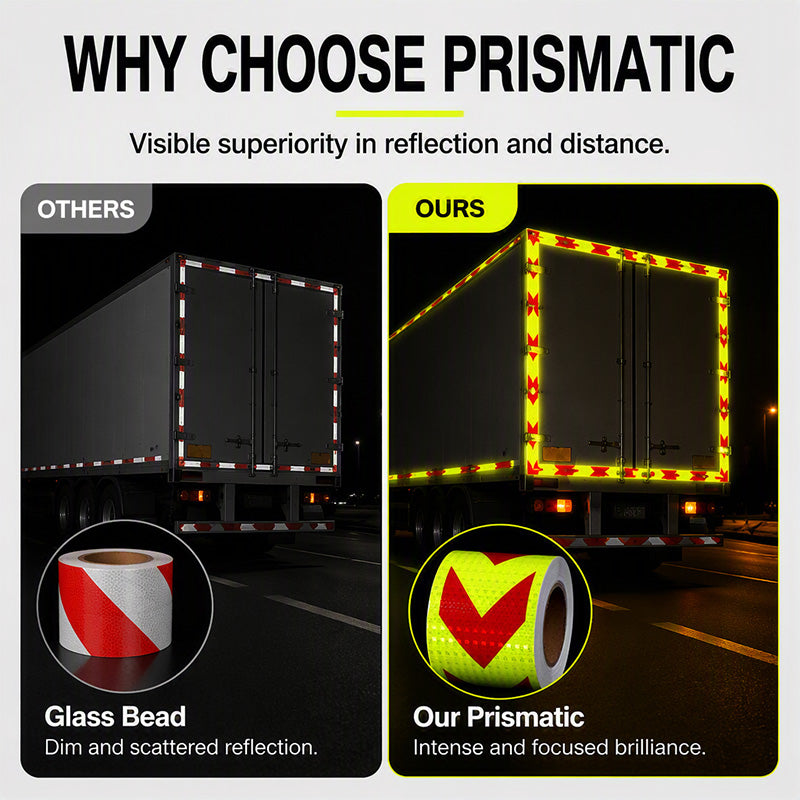 Cinta Reflectante con Flechas de Alta Visibilidad