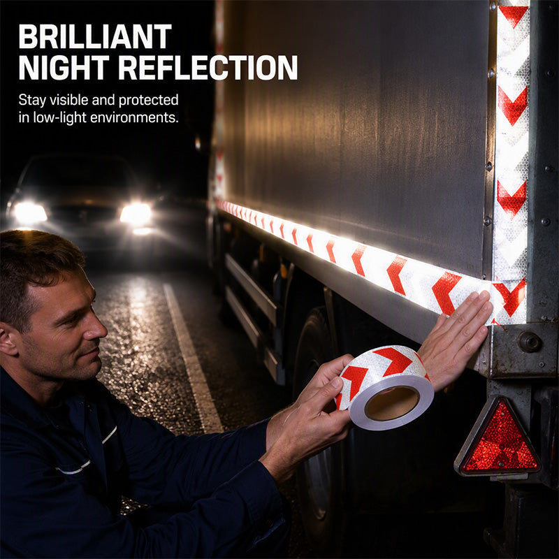 Cinta Reflectante con Flechas de Alta Visibilidad