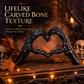 🎃¡Novedad!🔥Figura de Esqueleto de Resina con Gesto de Corazón para Halloween y Decoración del Hogar