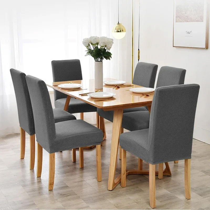 🪑✨ Funda de Asiento Elástica Universal “Cove” – Una Sola Pieza, Se Adapta a Cualquier Silla y Protege tus Muebles sin Arrugas 🏠✅
