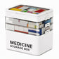 💊 ¡50% DE DESCUENTO! ✨ Caja de Medicamentos de Plástico Grande – Múltiples Compartimentos· Resistente a Golpes y Asa Plegable Segura – Organiza el Botiquín Familiar en un Estuche Portátil 📦