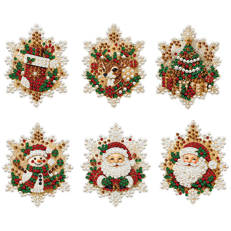 🎄 50% dto. – ¡oferta limitada! Set de adornos navideños para pintar – DIY creativo, colgantes festivos. Decora tu árbol con encanto! ✨🥳