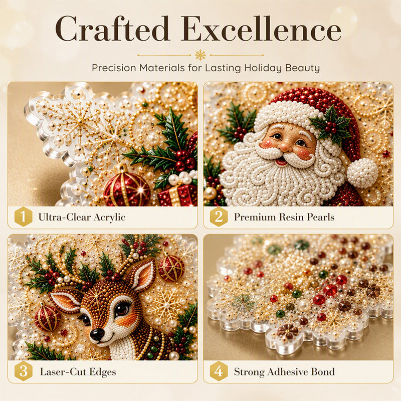 🎄 50% dto. – ¡oferta limitada! Set de adornos navideños para pintar – DIY creativo, colgantes festivos. Decora tu árbol con encanto! ✨🥳