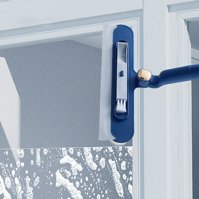 🪟 50% dto. Limpiacristales con escobilla para ventanas de gran altura – alcanza sin escaleras, limpia por ambos lados. Cristales impecables sin riesgo! ✨🛡️