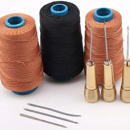 ⏳Time-Limited Special⏰5PCS Leather Sewing Awl Kit – High-Strength Steel & Copper Handle