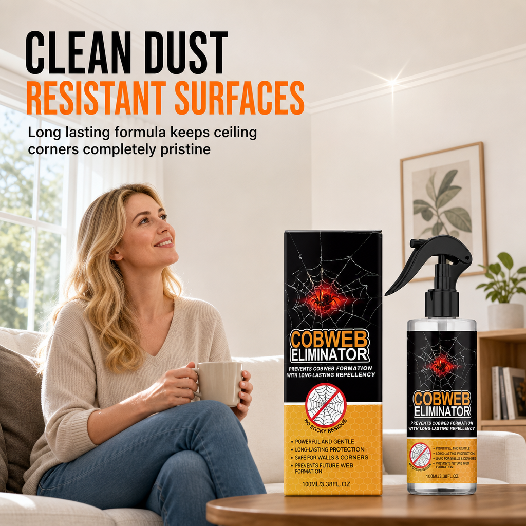 ⏳🔥LIMITED-TIME 50% OFF! ⏰100ml Cobweb Removal Spray and Wall Cleaner