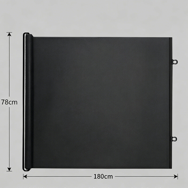 Retractable Punch-Free Pet Gate for Indoor Doorways and Stairs