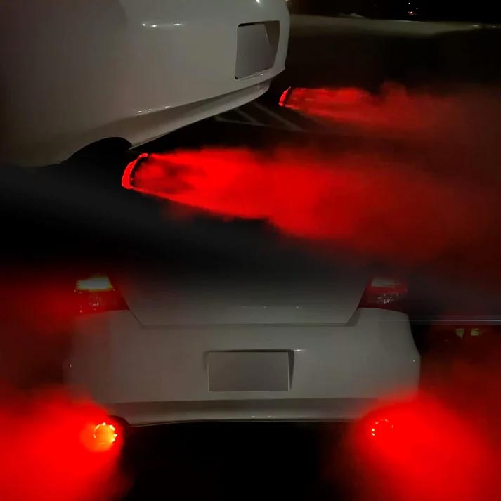 Punta de Escape Universal con Luz LED para Auto