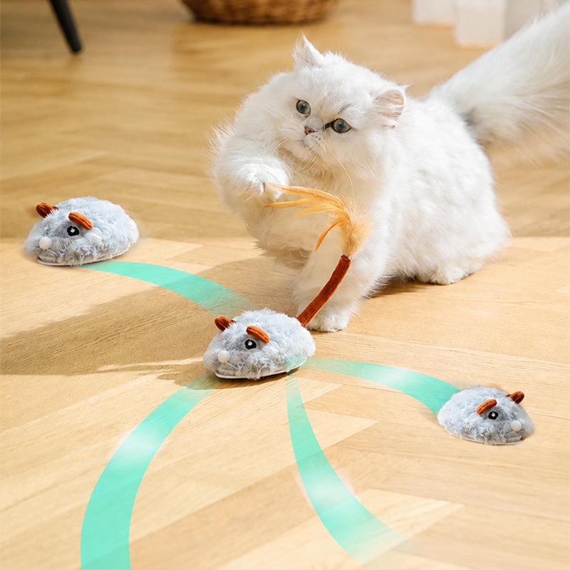 Ratón de juguete de gato eléctrico inteligente