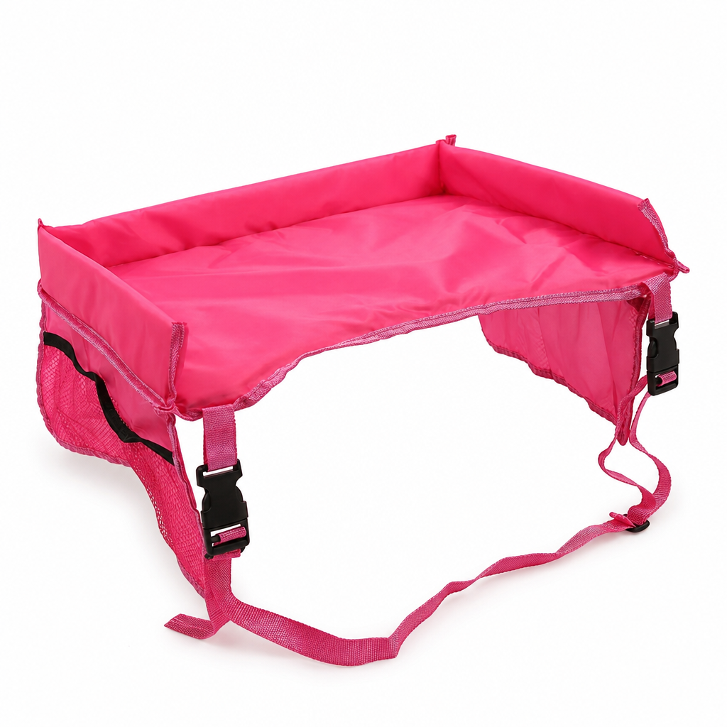 🚗 50% OFF NOW! 🎨 Kids Car Seat Travel Tray – Drawing Board & Storage Organizer – Stable Desk for Long Drives ✏️