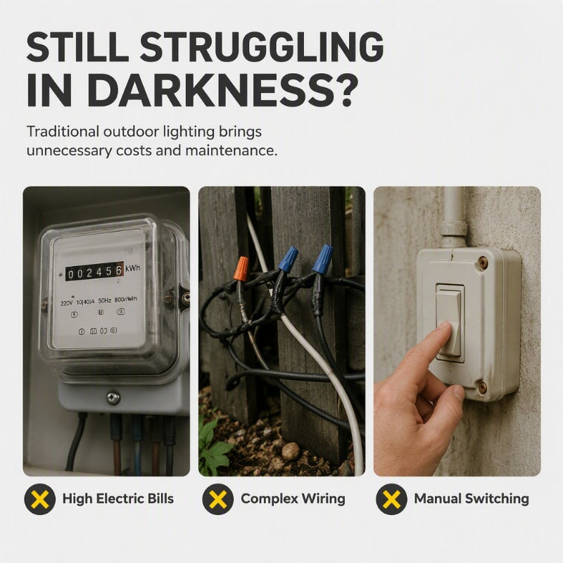 ☀️ 50% dto. Luces solares eco-bright – cero coste eléctrico, iluminación toda la noche. Resistentes a la intemperie, ABS y acrílico de alta calidad! ✨🏡