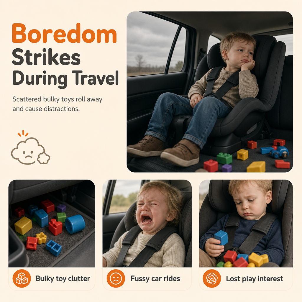 🧸 ¡50% de Descuento! ✨ Juguete Apilable Busy Ball – Cubo de Actividades Multifaceta y Portátil 🎈