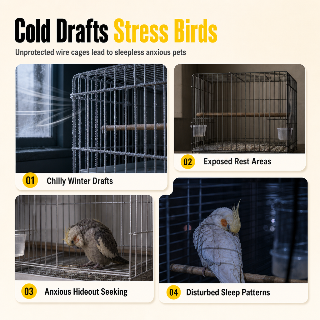🐦 ¡Ahorra 50%! 🪹 Nido Colgante para Pájaros – Algodón Cálido y Confort en Forma de Huevo ✨