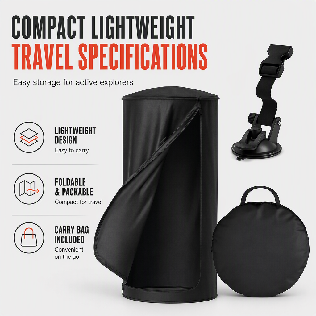 ⏳Time-Limited Special⏰Portable Quick Opening Car Rear Shower Tent | Outdoor Camping Single Person Changing Room and Privacy Toilet Tent🚗⛺🚿