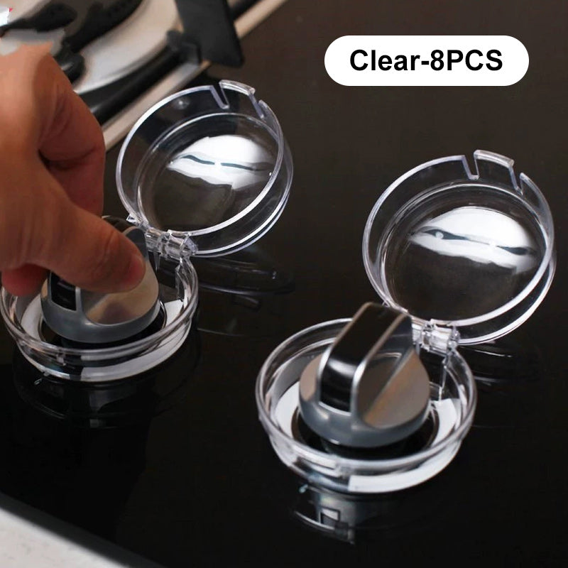 🔒 Protectores para Perillas de Cocina a Gas | Guarda de Seguridad 4/8 Piezas