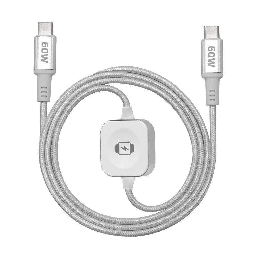 📱 ¡Precio especial de último día! ⌚ Cable de carga rápida multidispositivo: cargador de reloj con conector a presión y alimentación USB-C.