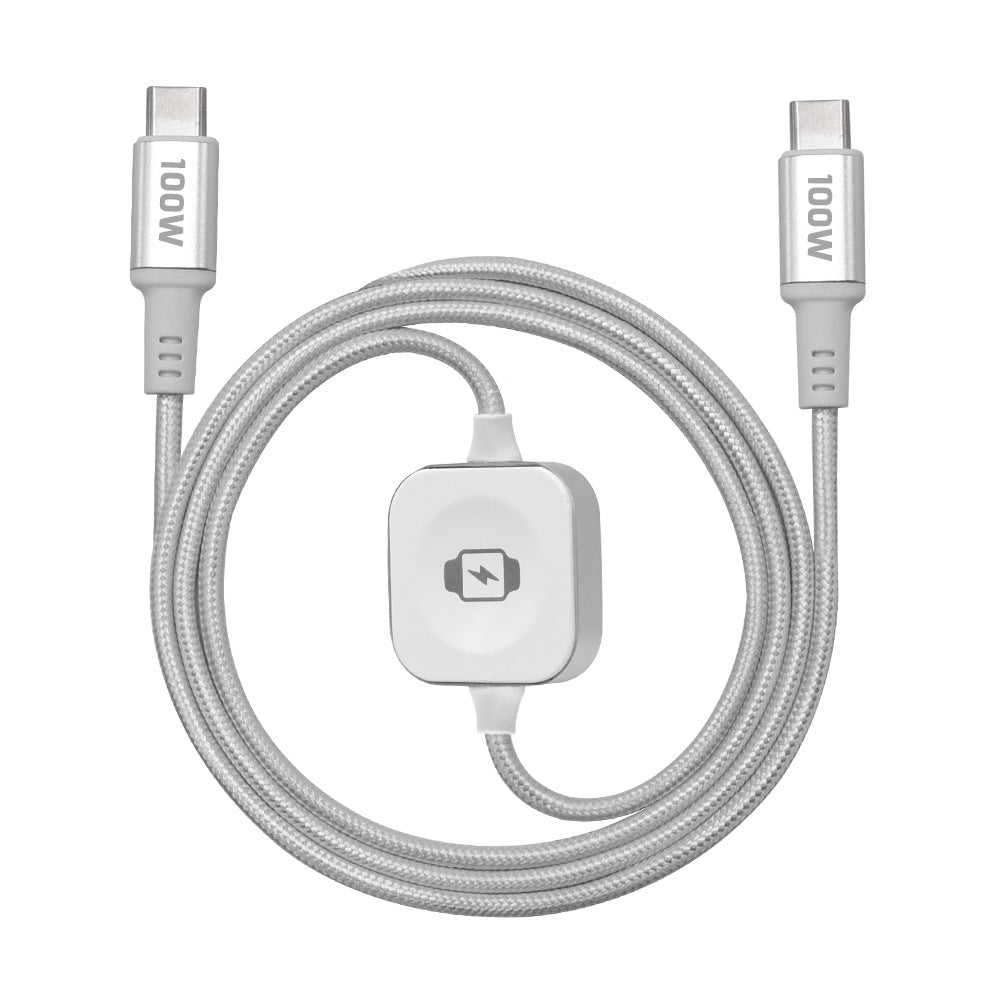 📱 ¡Precio especial de último día! ⌚ Cable de carga rápida multidispositivo: cargador de reloj con conector a presión y alimentación USB-C.
