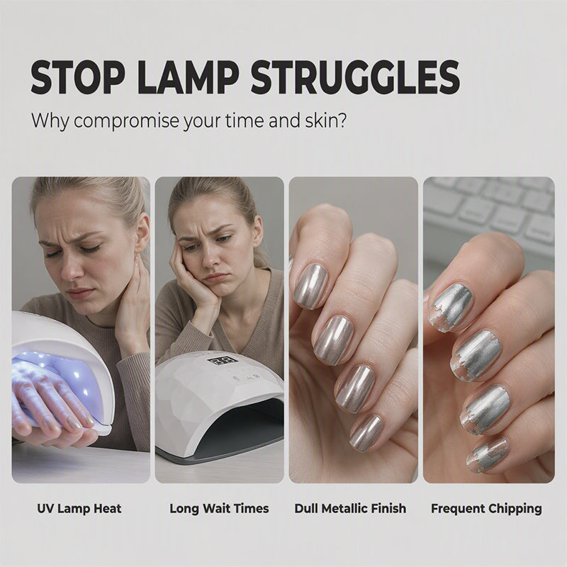 💅🔥 ¡50% DE DESCUENTO! Esmalte de uñas de larga duración sin hornear – Sin lámpara UV, secado rápido al aire, color brillante y resistente a las astillas, aplicación suave, acabado profesional para que lo hagas tú misma en casa ✨