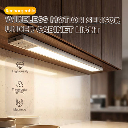 Luz LED Recargable Inalámbrica con Sensor de Movimiento para Bajo Gabinete