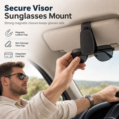 ⏳ 50% DE DESCUENTO | Soporte magnético doble para gafas de auto