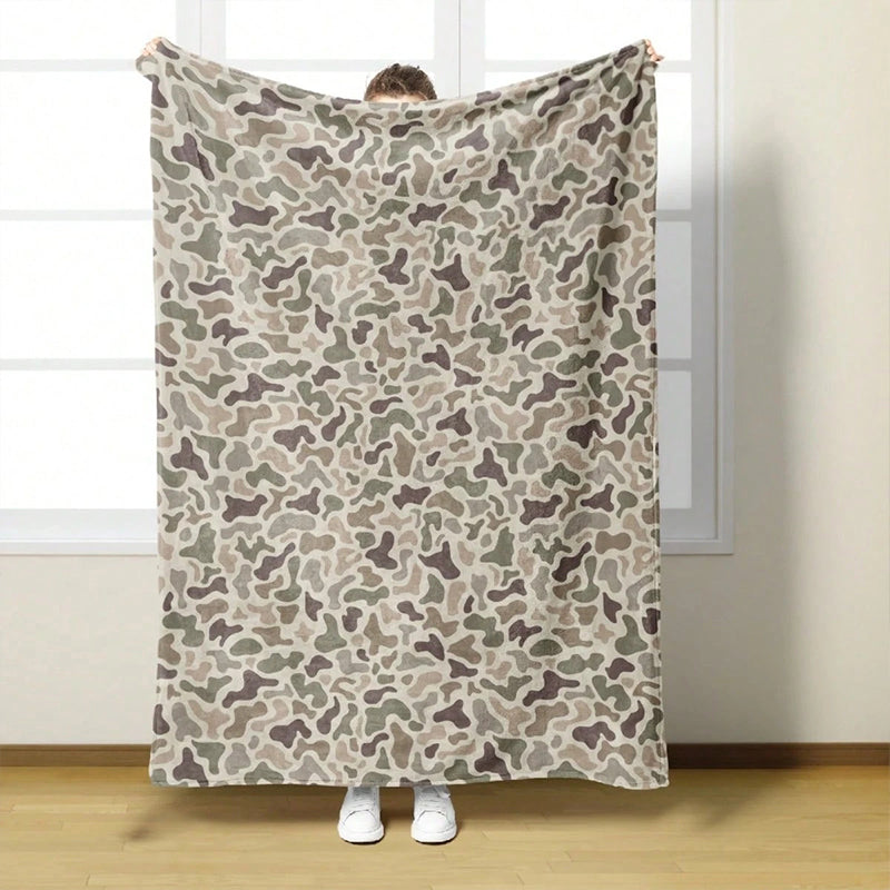 Manta de tirado de impresión de camuflaje ultrasuave