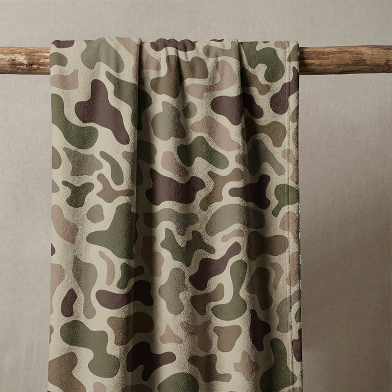 Manta de tirado de impresión de camuflaje ultrasuave