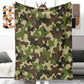 Manta de tirado de impresión de camuflaje ultrasuave