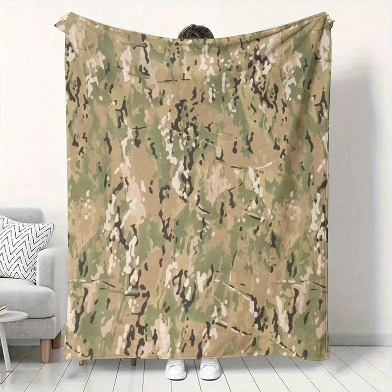 Manta de tirado de impresión de camuflaje ultrasuave
