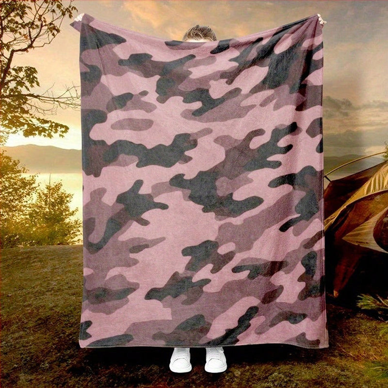 Manta de tirado de impresión de camuflaje ultrasuave