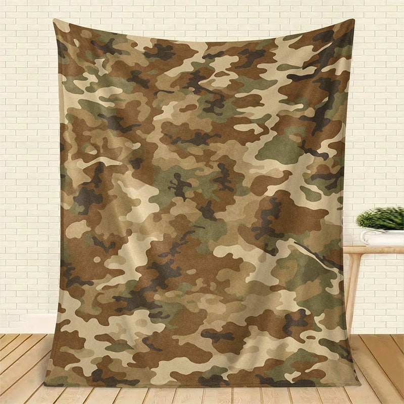 Manta de tirado de impresión de camuflaje ultrasuave