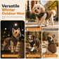 ⏳50% Descuento💥Abrigo Térmico de Invierno con Arnés Integrado y Bandas Reflejantes para Perros🐶❄️