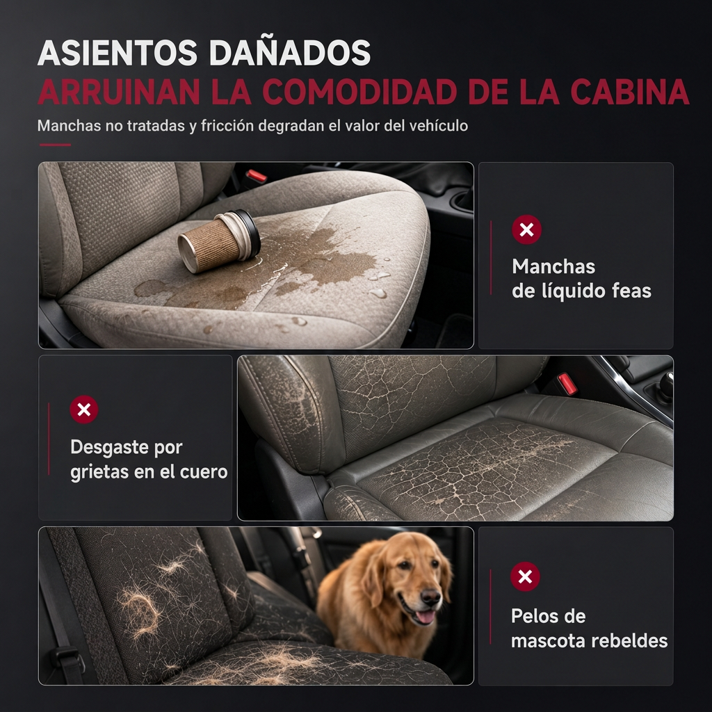 Asiento de coche de cuero de cobertura completa universal cubre todas las estaciones protectores de cojines con diseño de raya horizontal de bloque de color para coches de 5 asientos