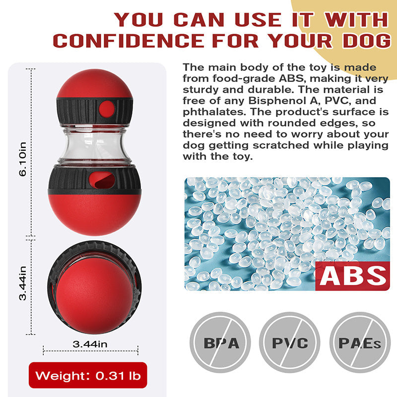 🐶 ¡50% DE DESCUENTO! ✨ Juguete Dispensador Interactivo de Premios para Perros – ABS de Grado Alimenticio, Salida Ajustable y Estimulación Mental 🦴