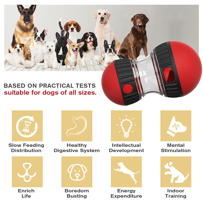 🐶 ¡50% DE DESCUENTO! ✨ Juguete Dispensador Interactivo de Premios para Perros – ABS de Grado Alimenticio, Salida Ajustable y Estimulación Mental 🦴