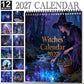 🧙‍♀️✨ Calendario Místico de Brujas 2027 | Arte de Fantasía y Decoración de Pared