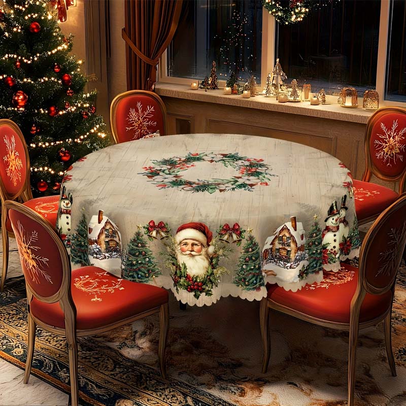 🎄✨ Mantel Navideño Decorativo | Ambiente Festivo, Fácil Limpieza y Alta Durabilidad 🎅🦌
